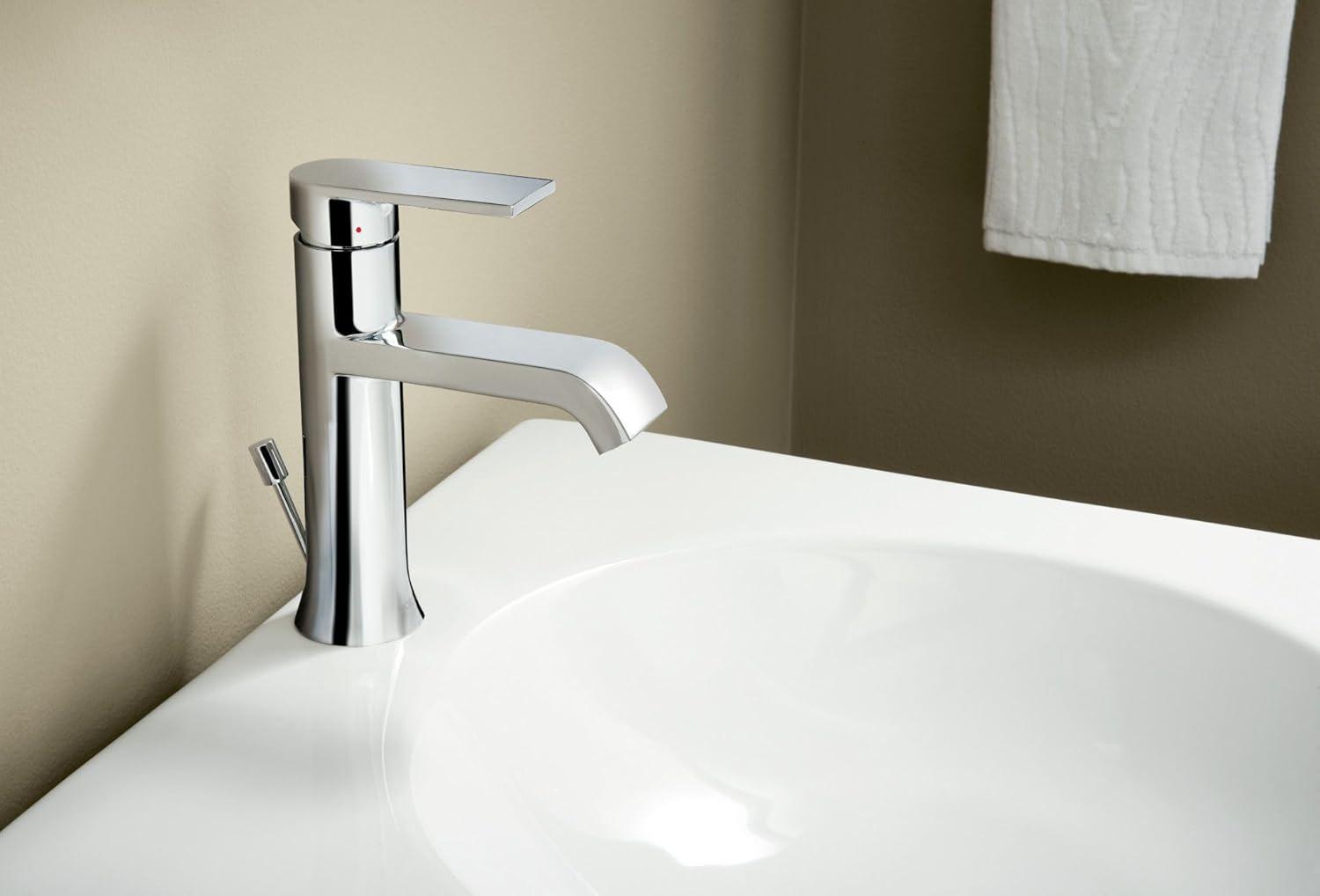 Genta LX Single Hole Bathroom Faucet with Drain Assembly