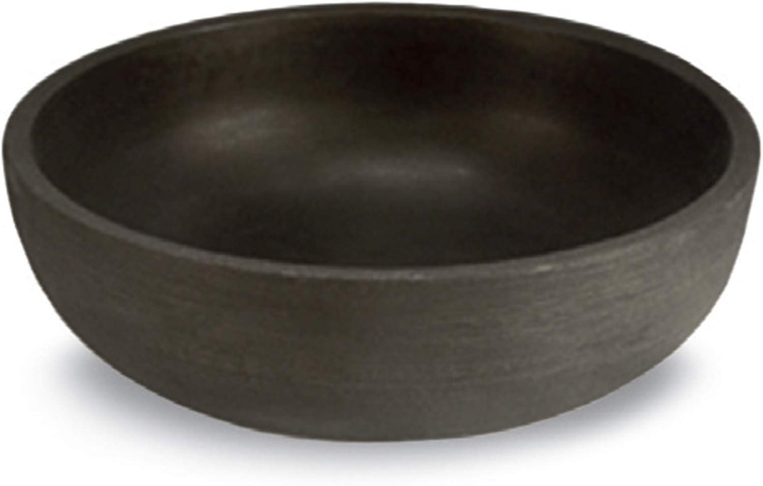 Old Bronze Double-Walled Resin Bowl Planter, 21-Inch