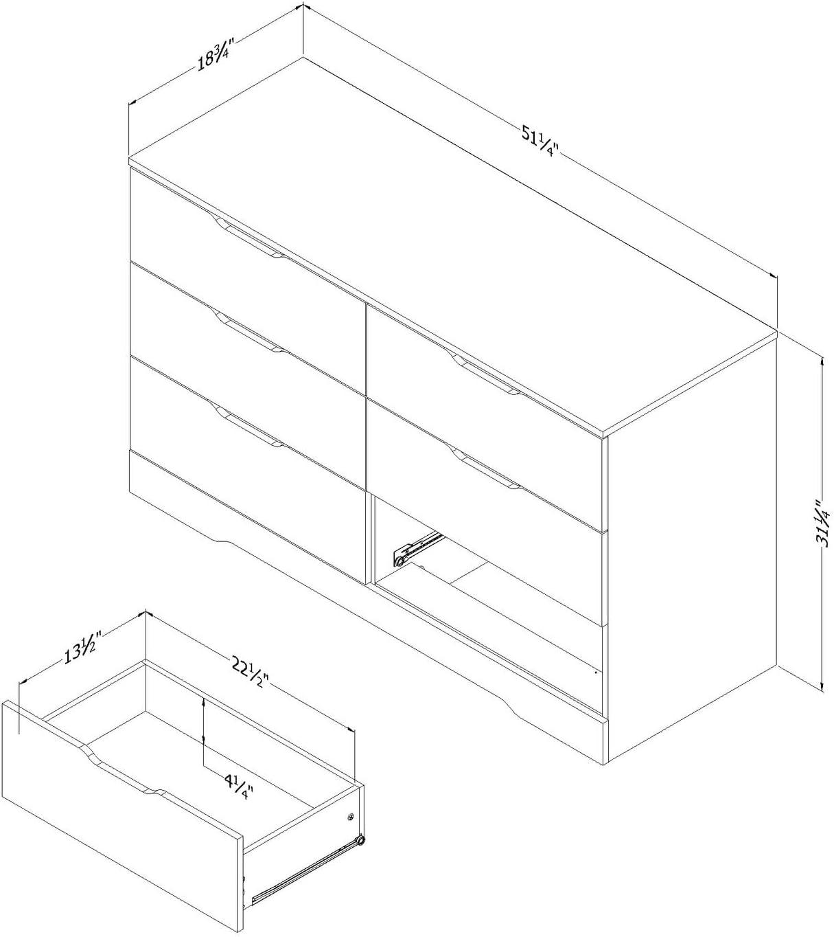 Holland 6-Drawer Dresser