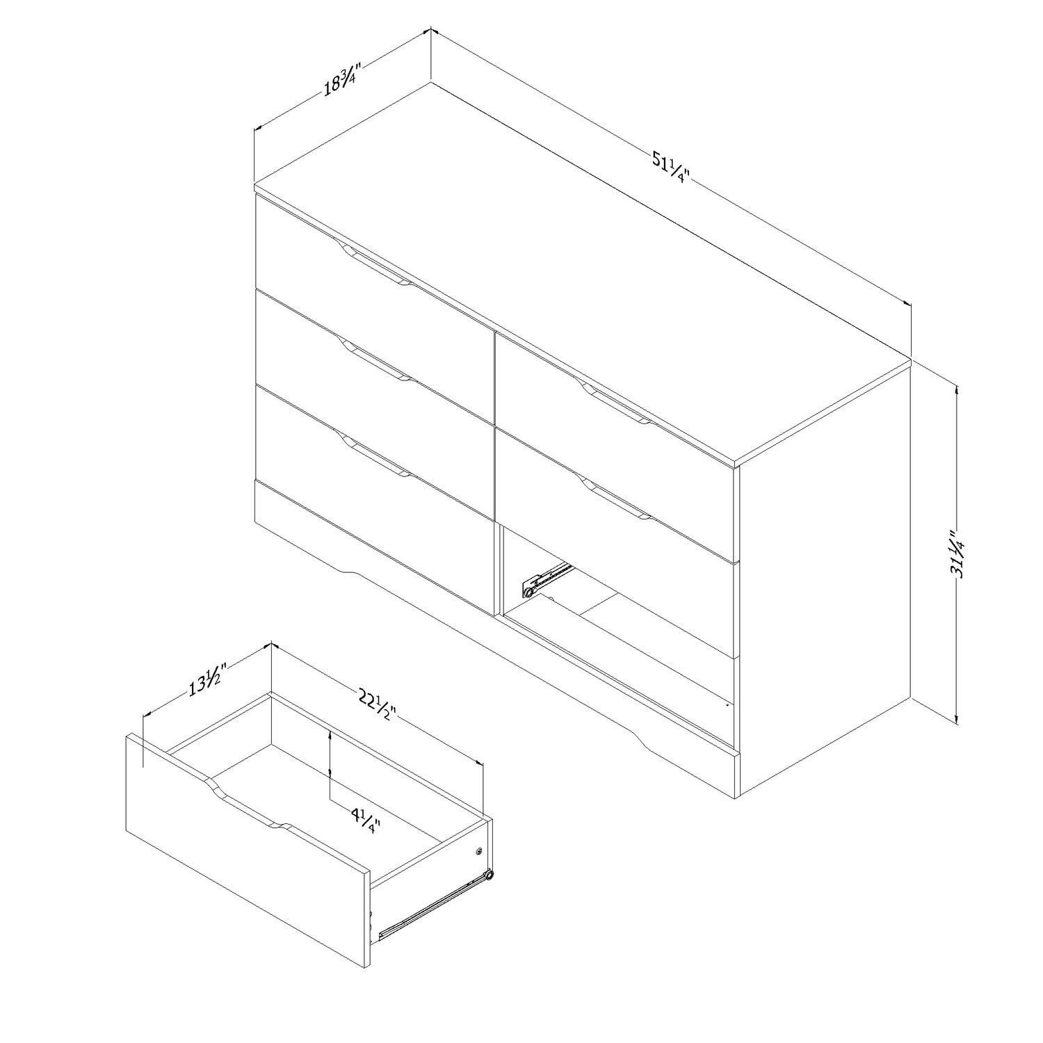 Holland 6-Drawer Dresser