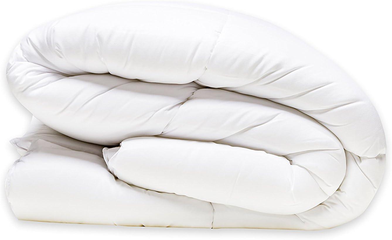 White Queen Size Microfiber All-Season Comforter
