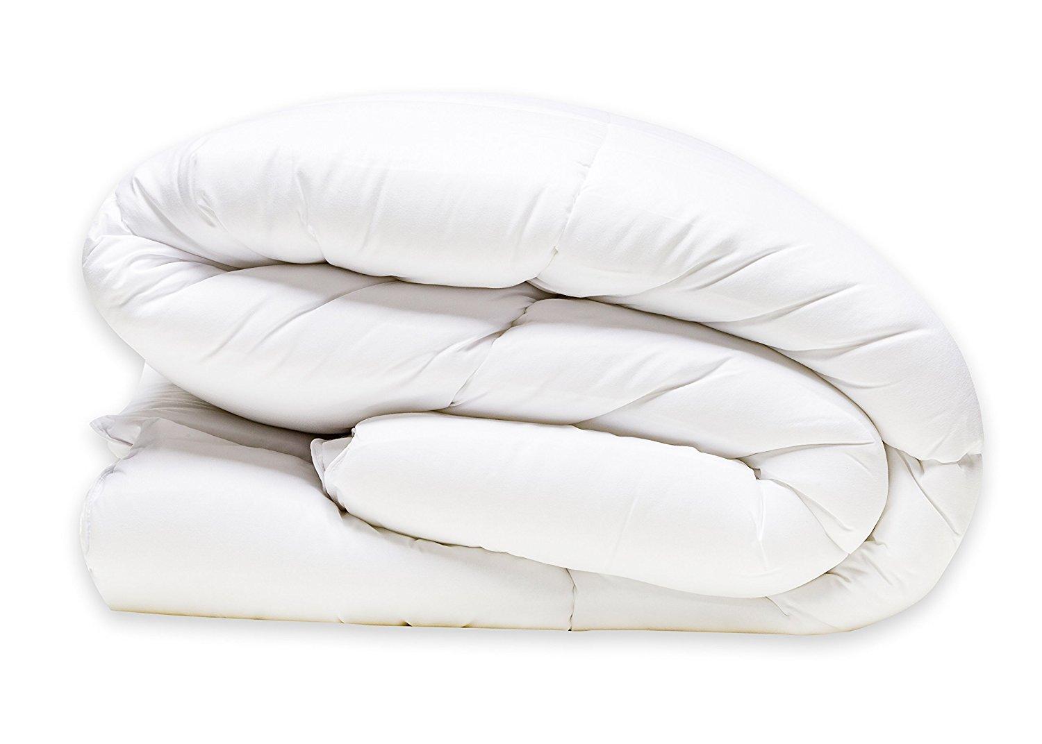 White Queen Size Microfiber All-Season Comforter