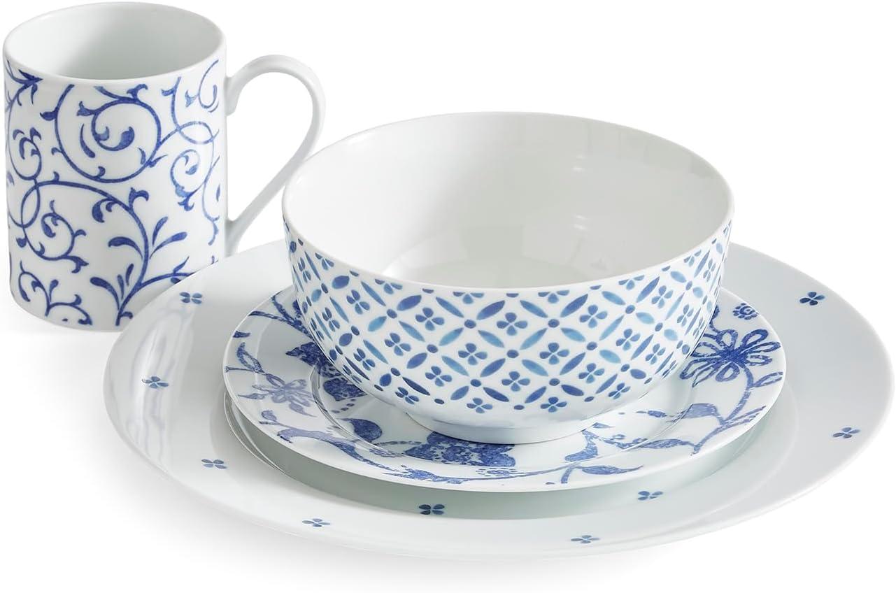 Portmeirion Blue Indigo 16-Pc Set