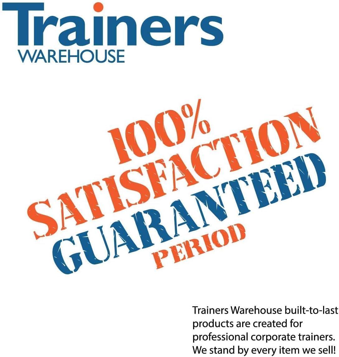 Trainers Warehouse Reusable Dry-Erase Name Tents Whiteboard, 12 Set