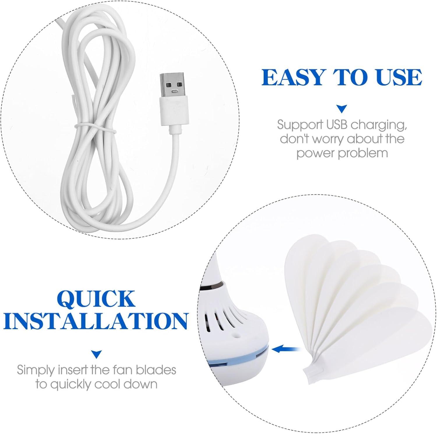 Outdoor Camping Ceiling Fan Tent Fan Hanging Fan Usb Powered Tent Canopy Fan
