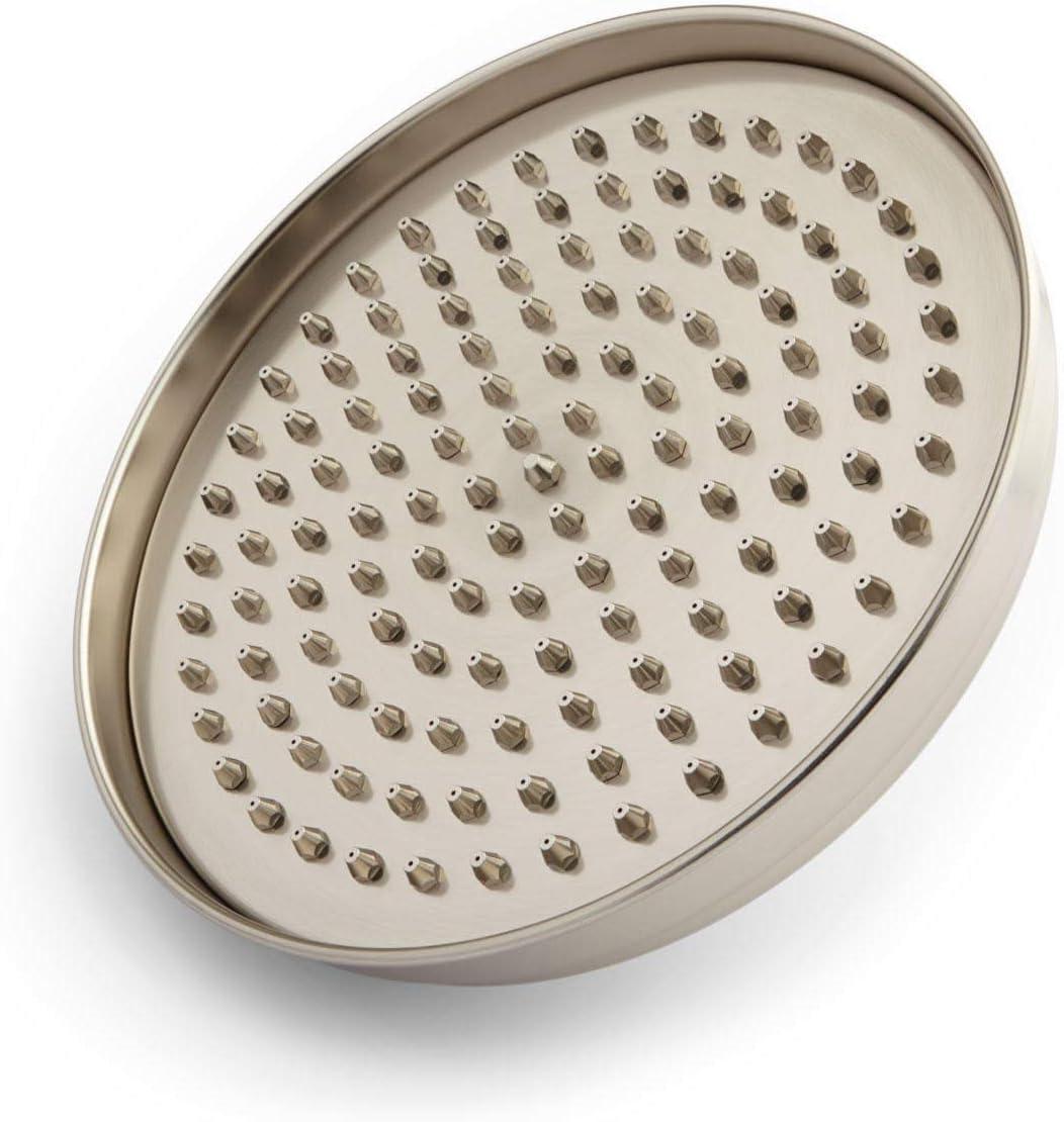 Lambert 12" Brass Rainfall Shower Head in Silver Finish