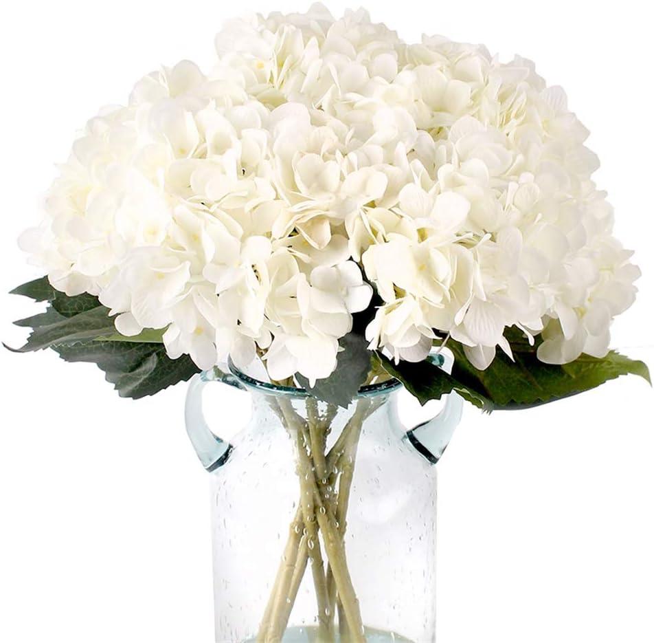 Ivory Silk Hydrangea Tabletop Centerpiece Bouquet