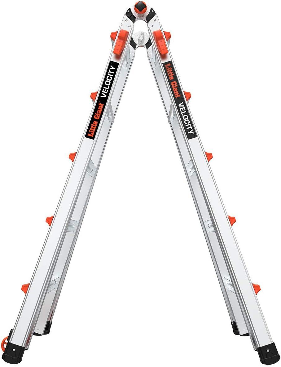 Velocity 22 Ft Aluminum Multi-Position Ladder with Wheels