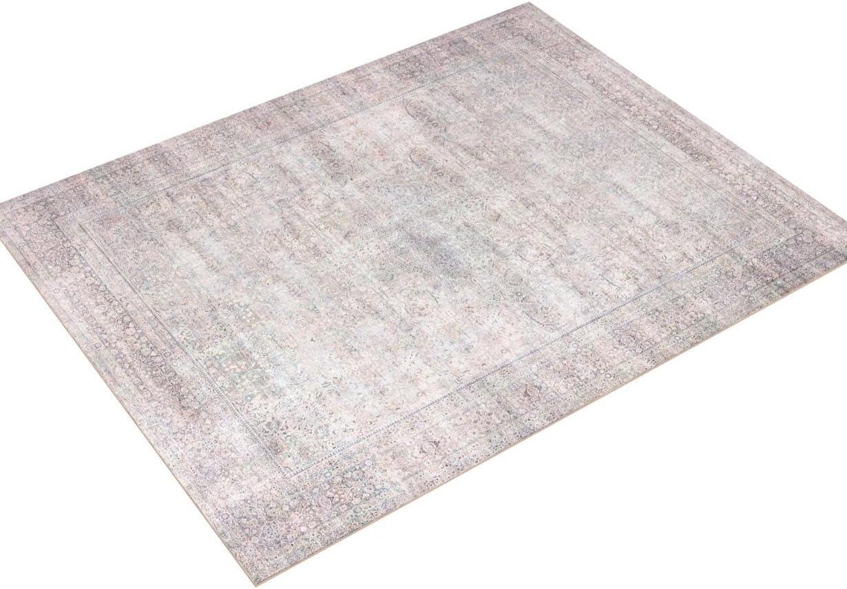 Loloi II Wynter WYN-03 Silver / Charcoal Oriental Area Rug 7'-6" x 9'-6"