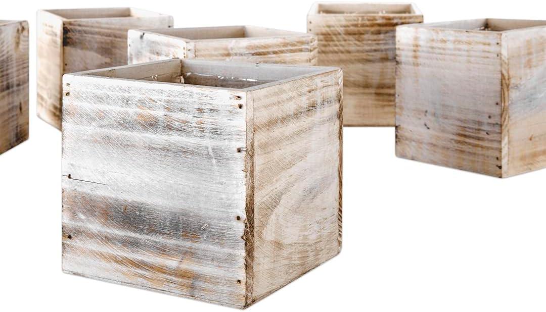 Union Rustic Gritton Wood Table Vase (Set of 6)