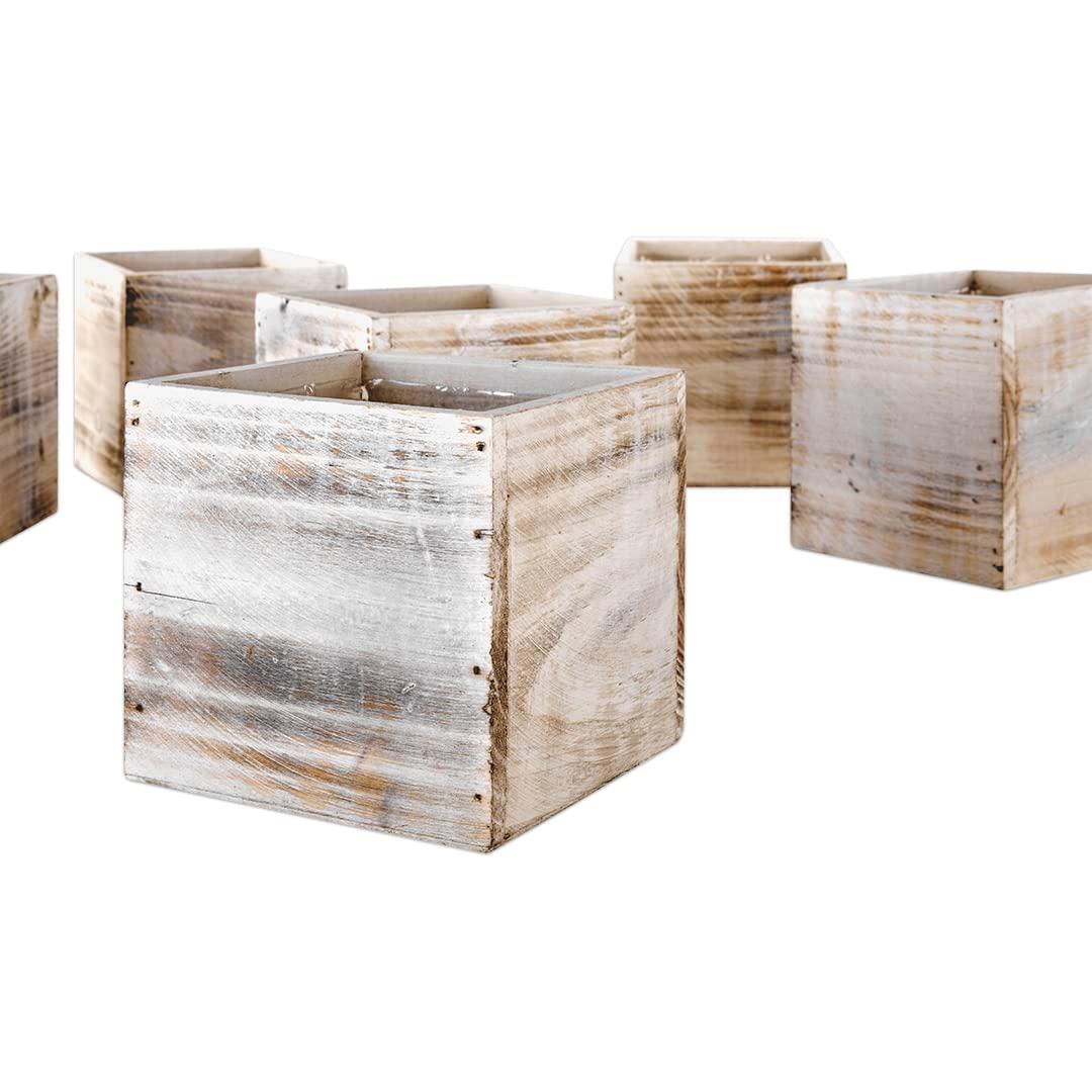 Union Rustic Gritton Wood Table Vase (Set of 6)