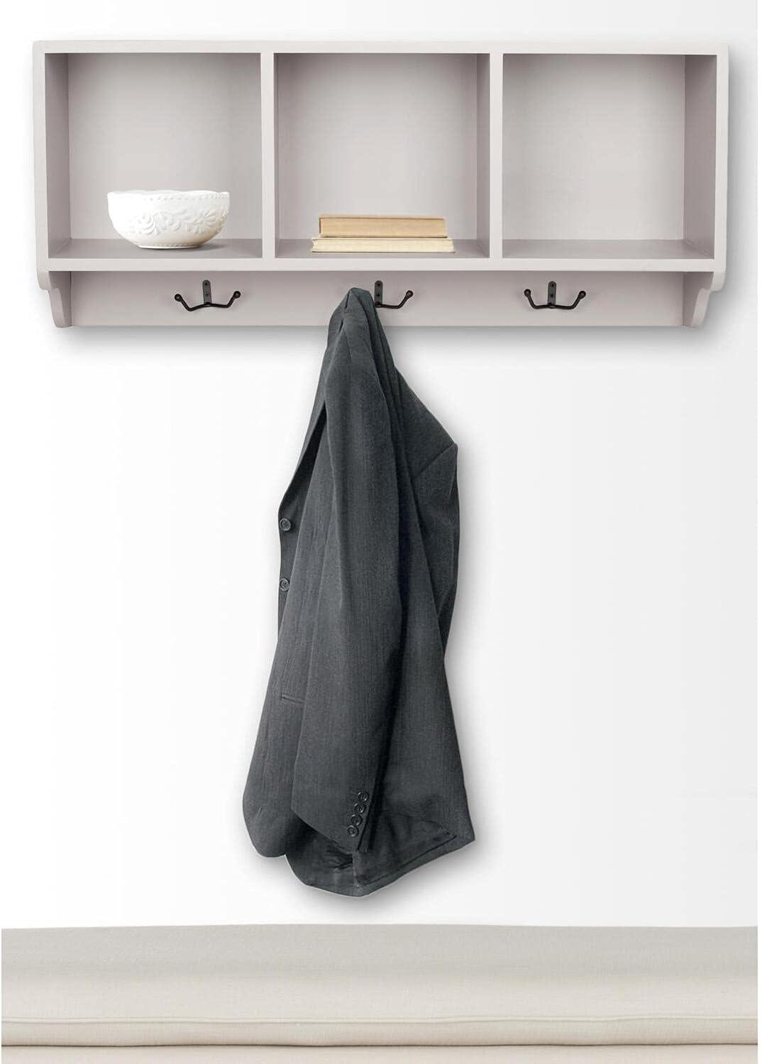 Alice Wall Shelf With Storage Compartments - Oak - Safavieh