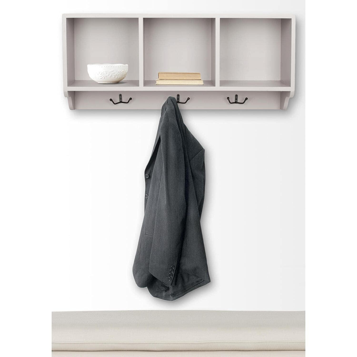 Alice Wall Shelf With Storage Compartments - Oak - Safavieh