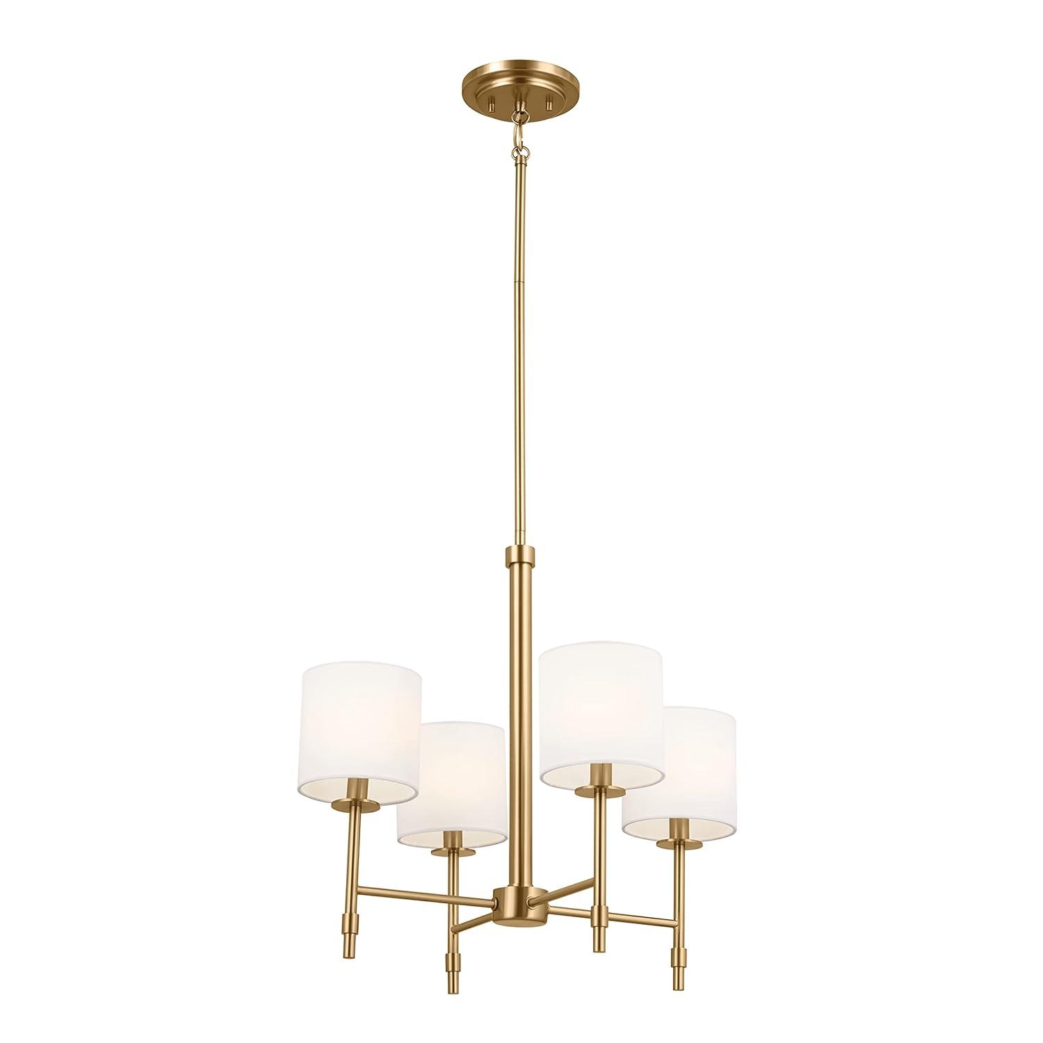 Kichler Lighting Ali 4 - Light Chandelier in  Brushed Natural Brass