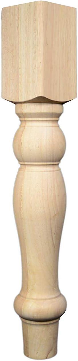 bingltd Unfinished Farm Table Leg (Set of 4)