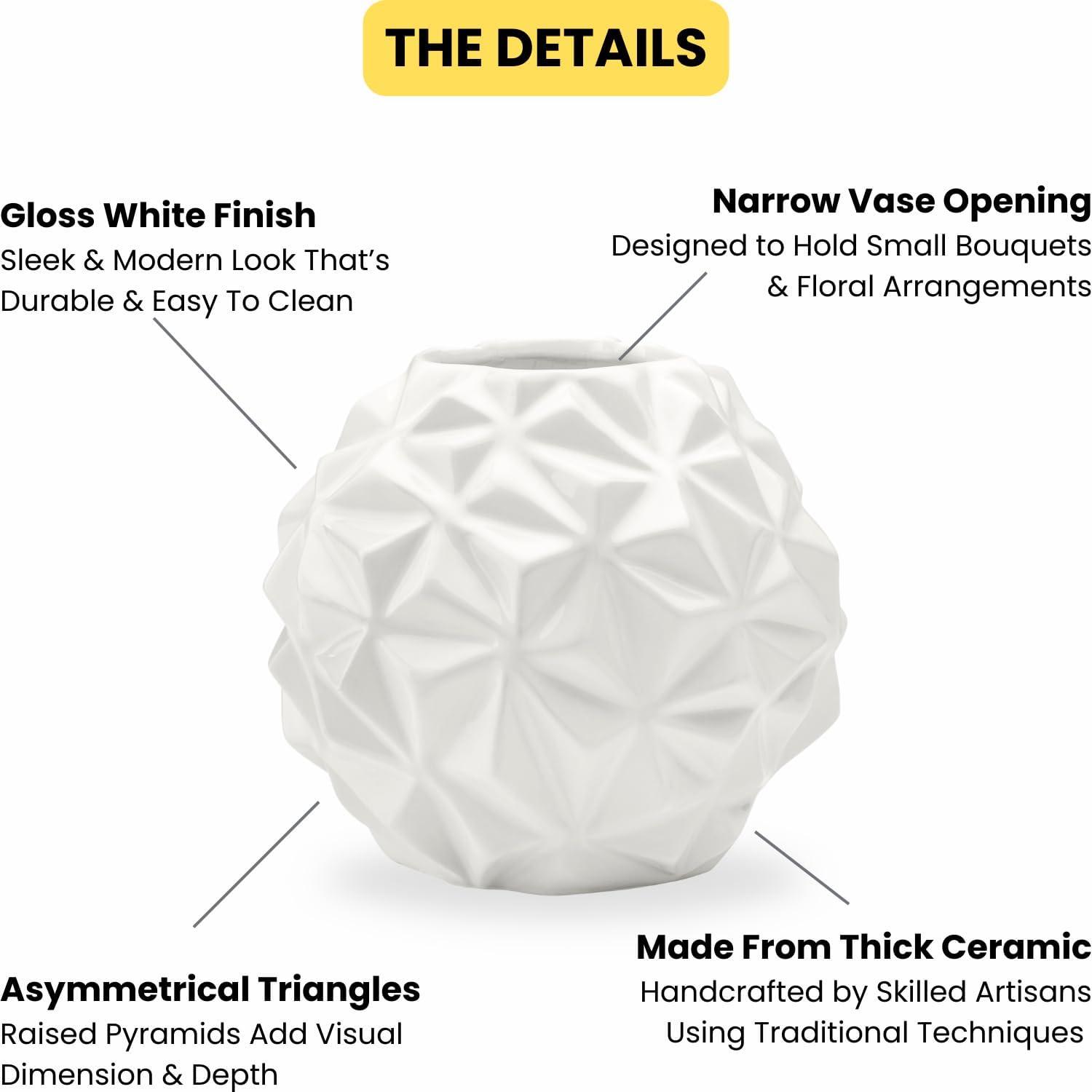 Wrought Studio™ Carneal Handmade Ceramic / Porcelain Table Vase