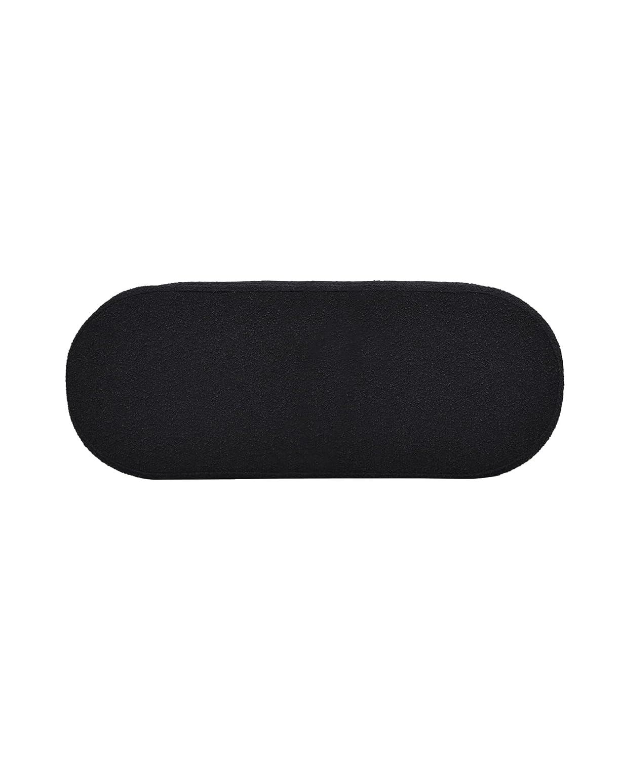 Everly Quinn Boucle Upholstered Storage Bench