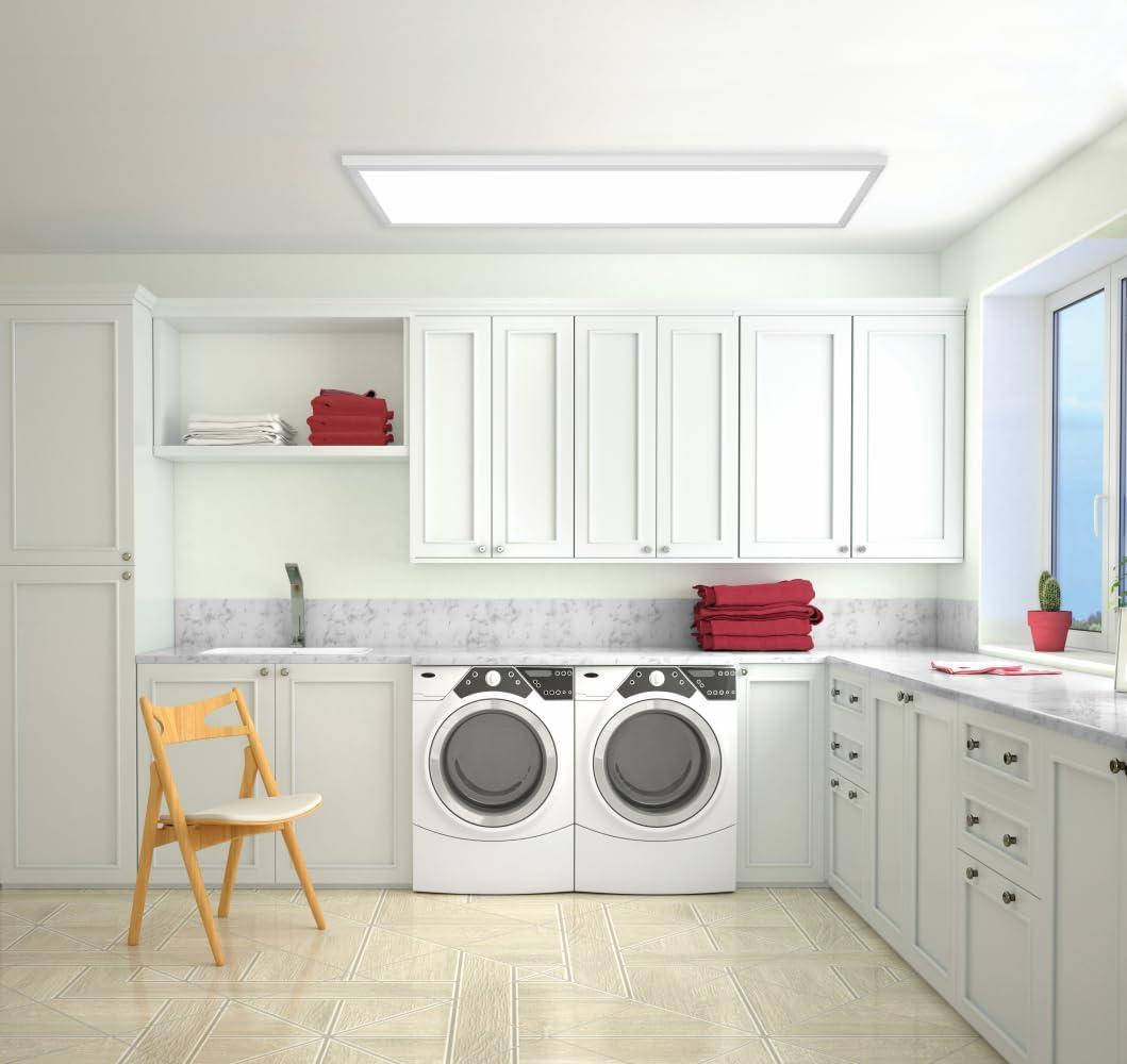 Juno Dimmable Rectangle Flat Panel Ceiling Light