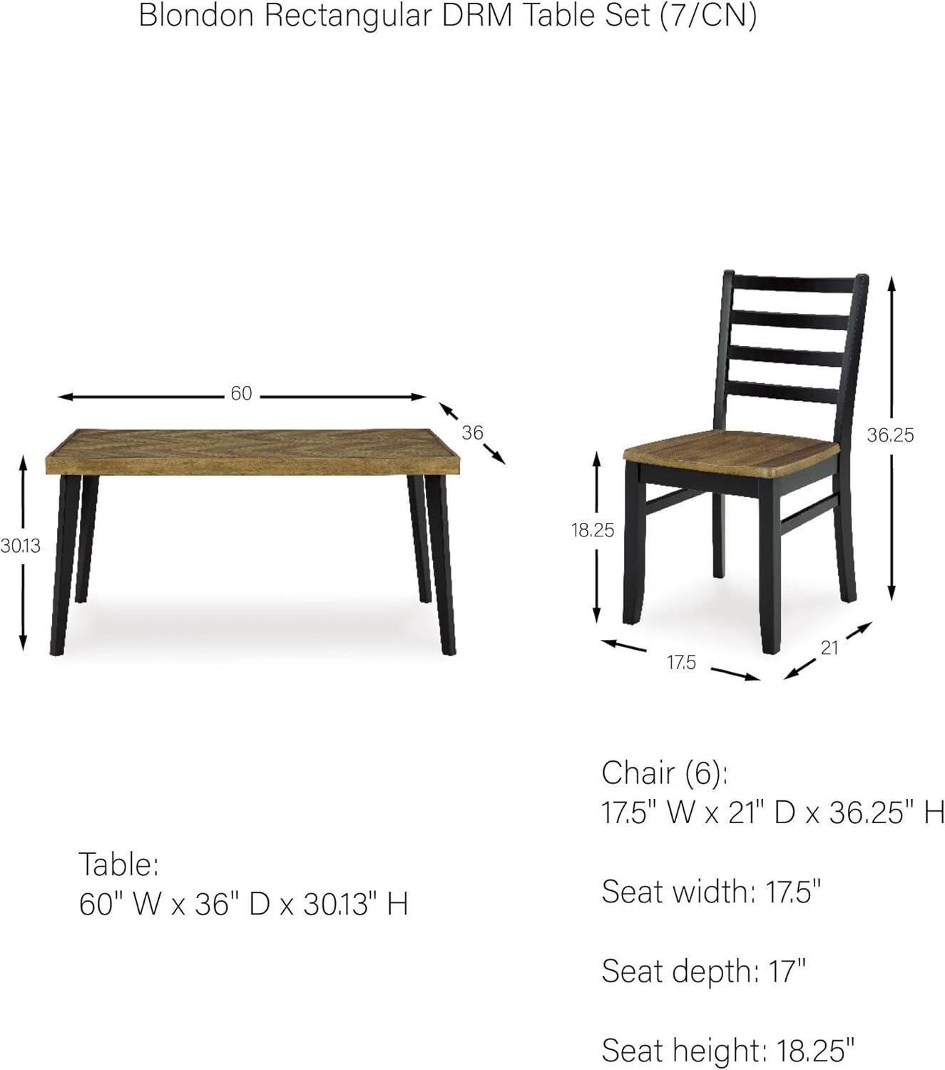 Carpentier 7 - Piece Dining Set