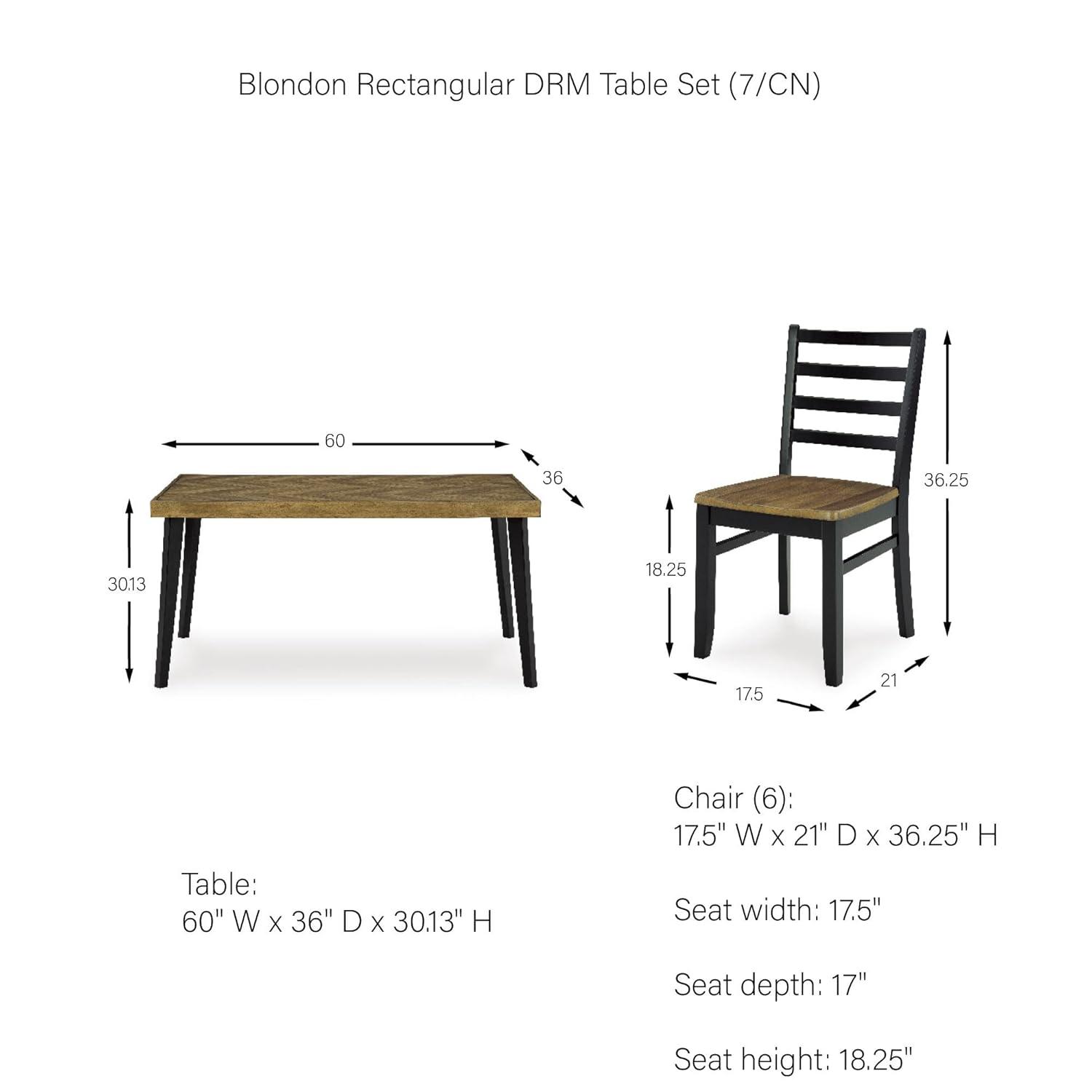 Carpentier 7 - Piece Dining Set