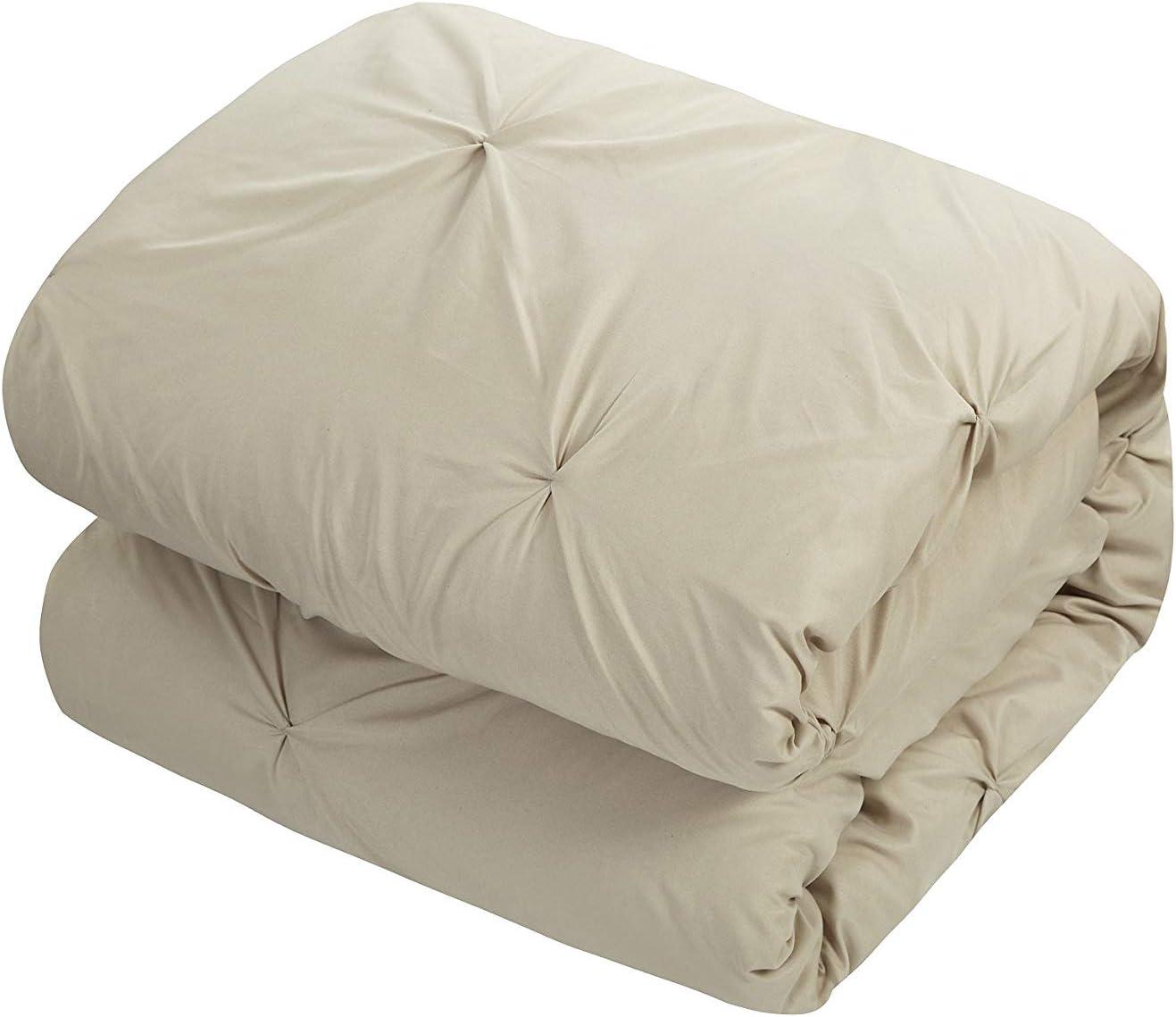 King Taupe Microfiber Down Alternative Bed in a Bag Set