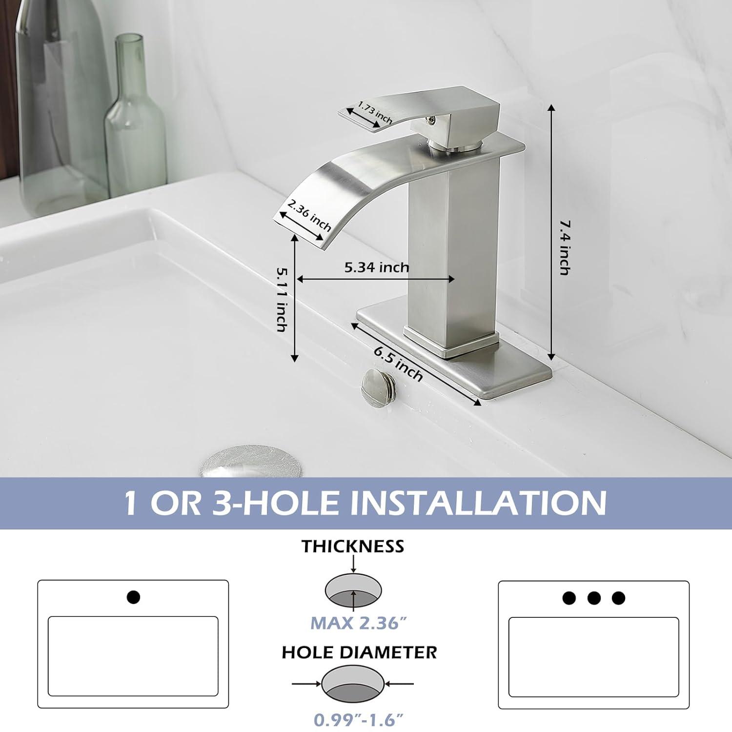 Single-Hole Single-handle Bathroom Faucet