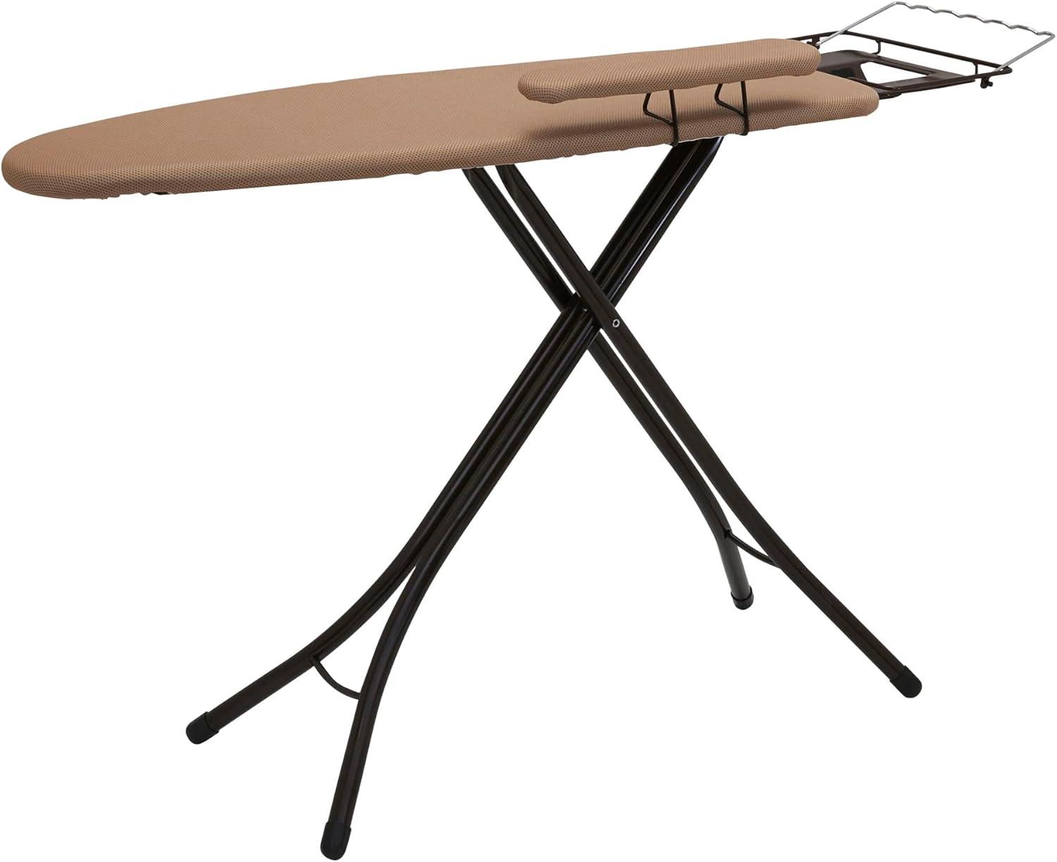 Household Essentials Mega Wide Top Ironing Board 4 Legs Antique Bronze Frame
