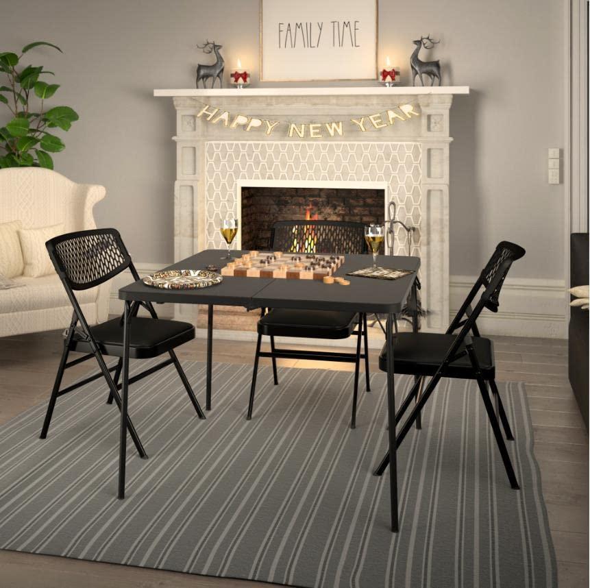 COSCO Ultra Comfort Commercial XL Premium Fabric Padded Folding Chair