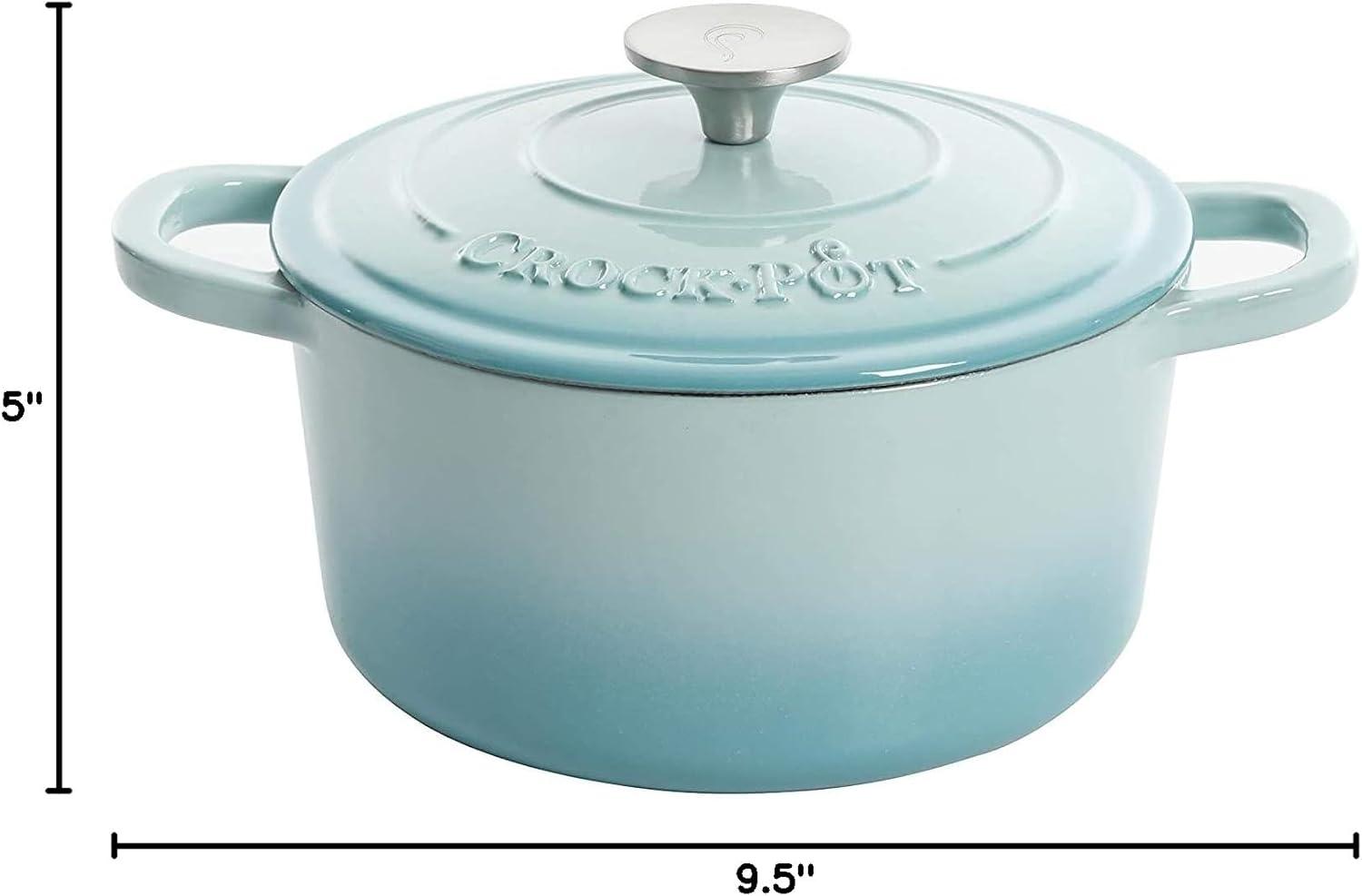 Crock-Pot Artisan 7 Quarts Enameled Cast Iron Dutch Oven