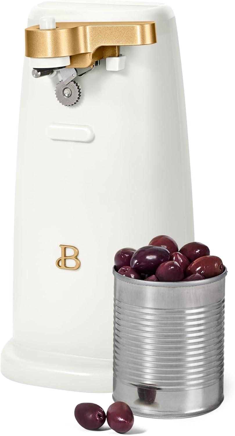 Beautiful Easy-Prep Electric Can Opener, White Icing by Drew Barrymore