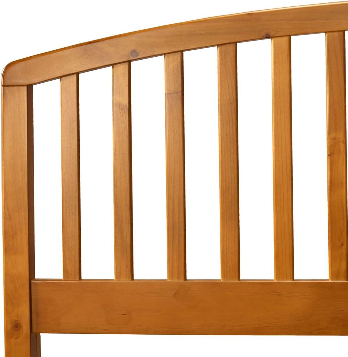 Carolina Country Pine Twin Headboard with Arched Top Rail