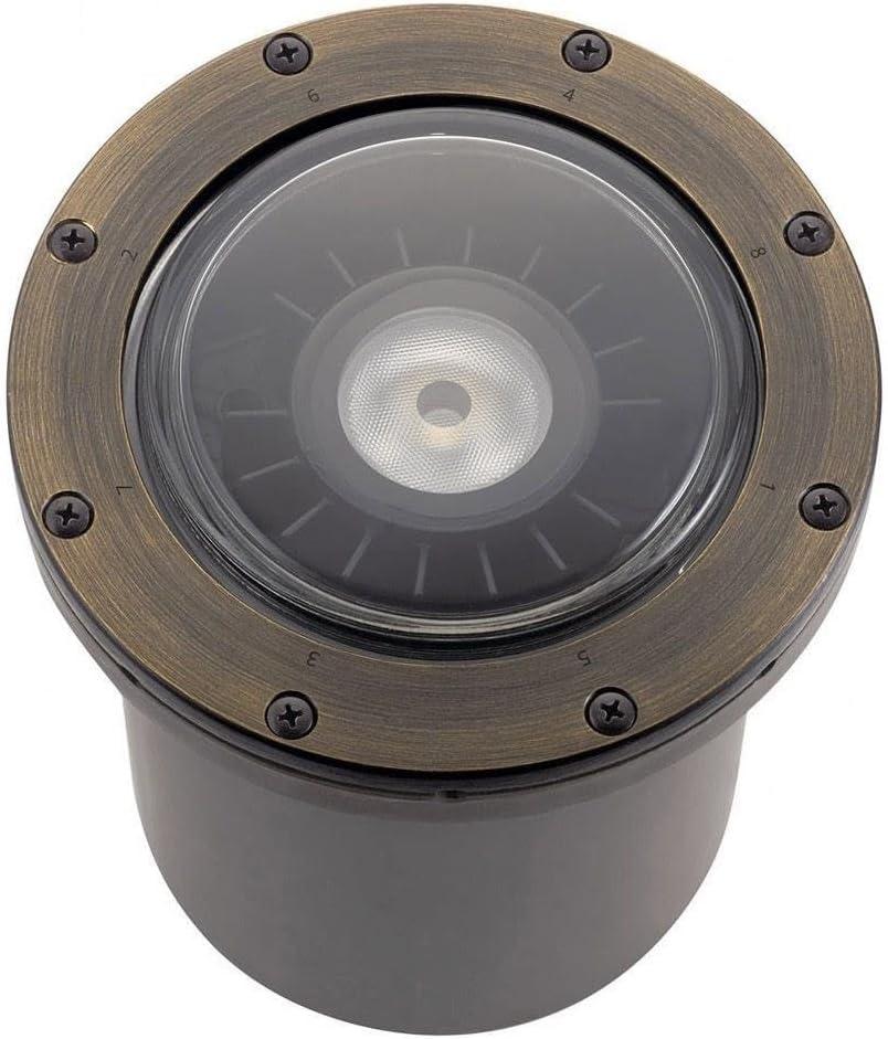 Kichler 1602327 Vlo 7" Wide Led In-Ground Well Light - Brass