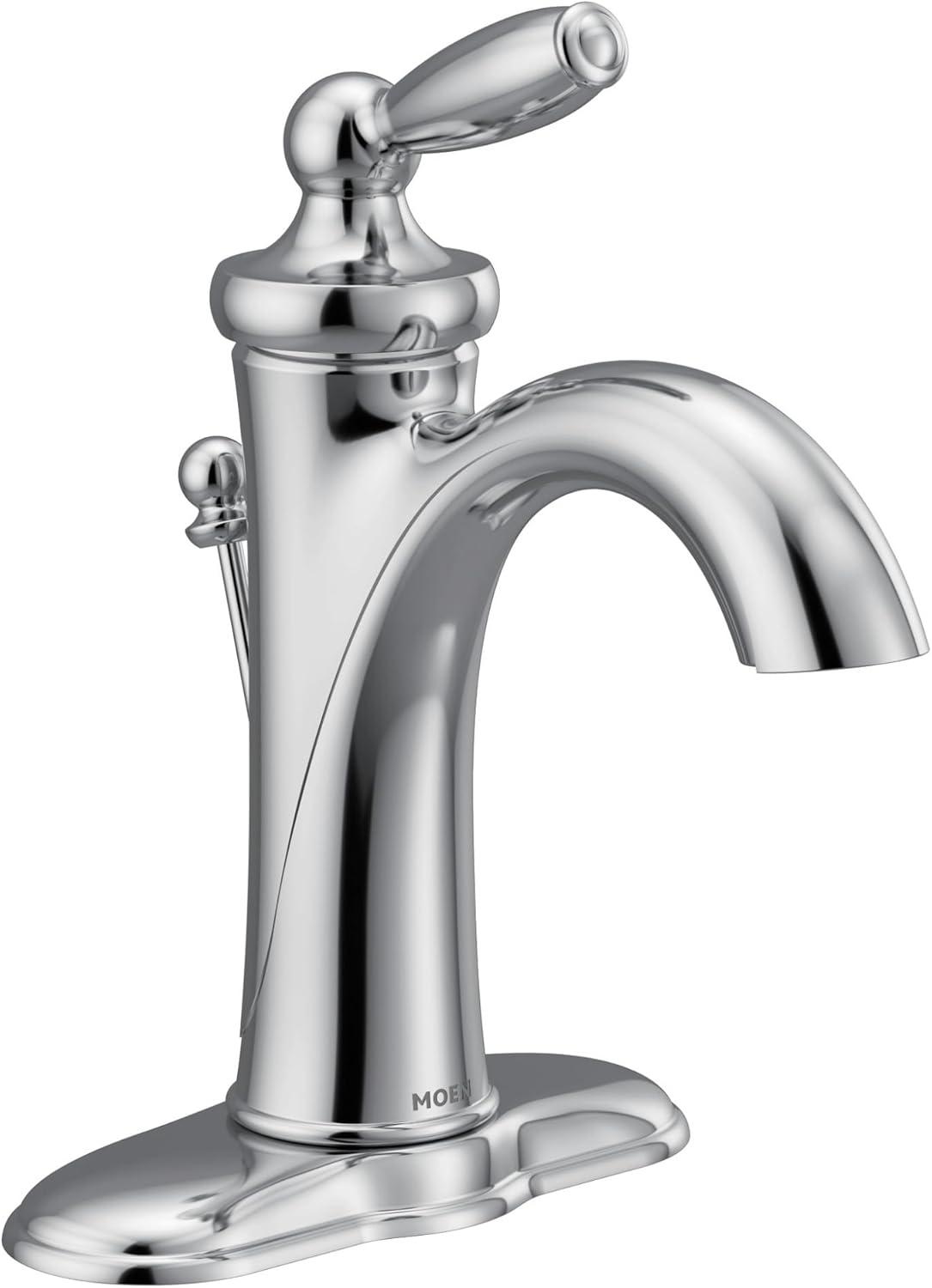 Brantford Single Hole Bathroom Faucet with Drain Assembly