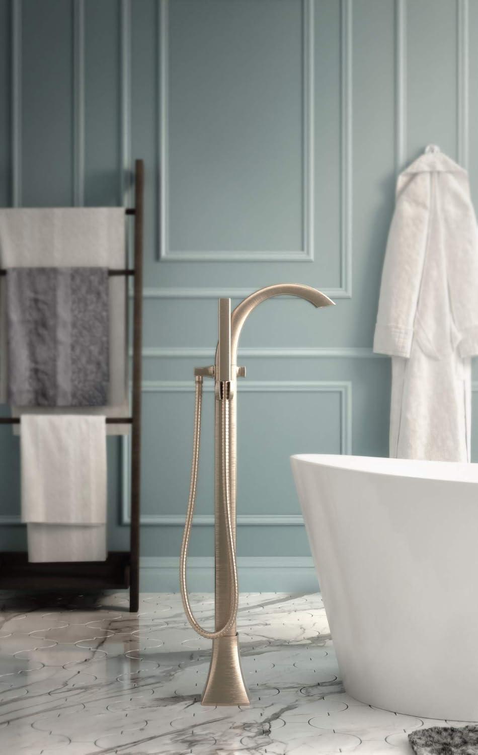 Arris Double Riser Tub Filler Concrete Mounting System