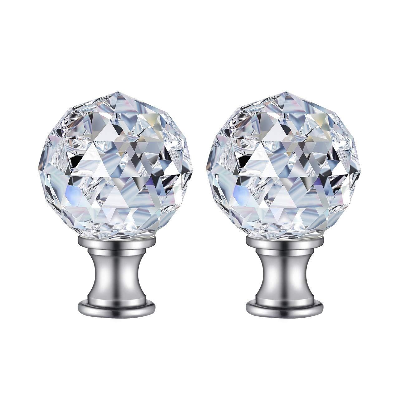 Eeristq 2pcs Lamp Shade Lamp Finial Caps Knob Lamp Decoration for Table Lamp Floor Light