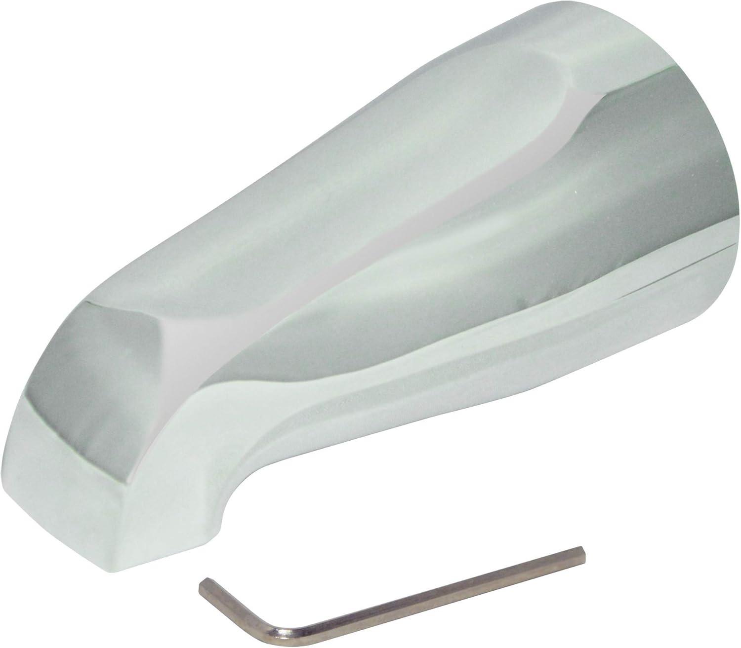 Tub Spout With Adjustable Slide Connector For 1/2 Inch Copper, 5-1/4 Inch Length, Chrome Finish