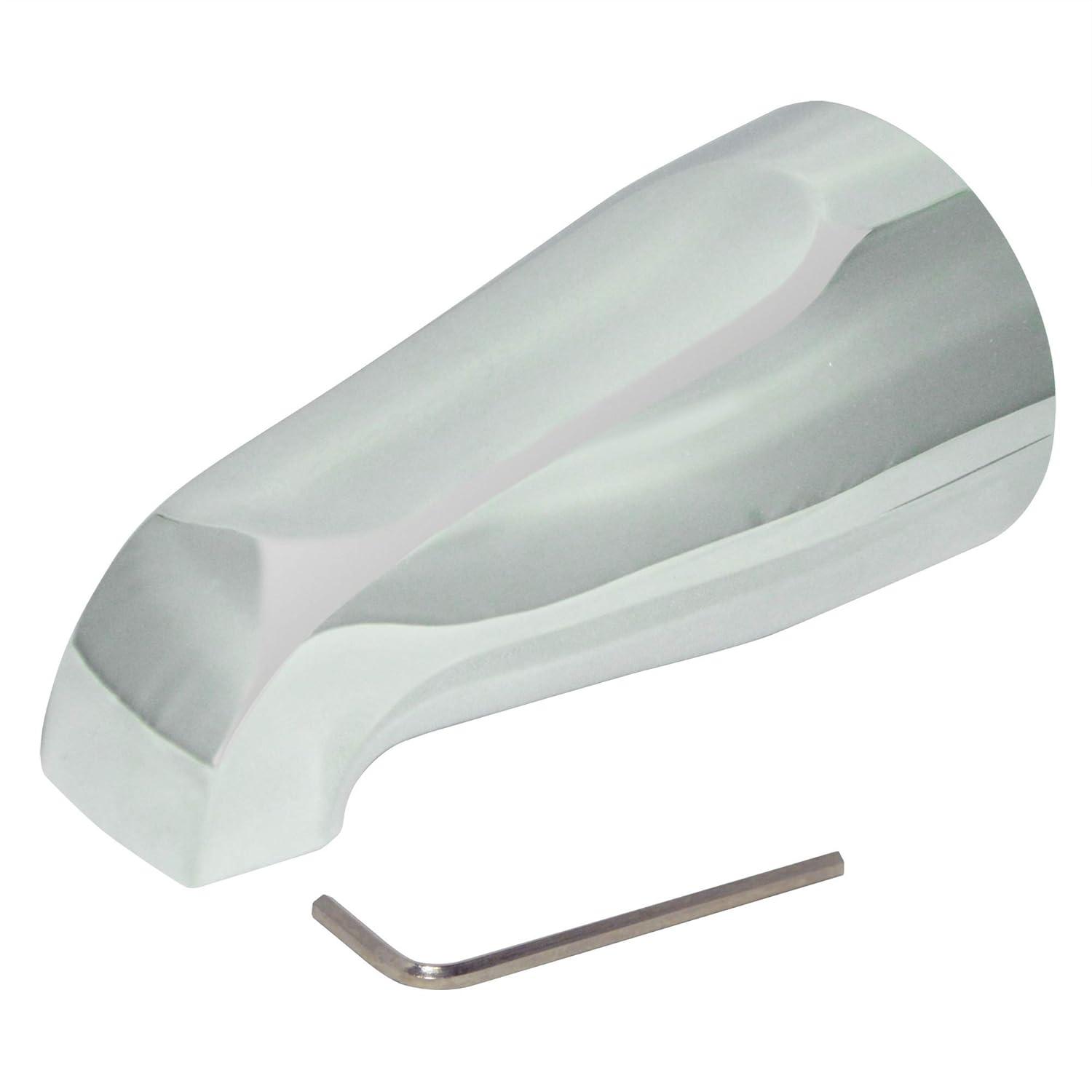 Tub Spout With Adjustable Slide Connector For 1/2 Inch Copper, 5-1/4 Inch Length, Chrome Finish