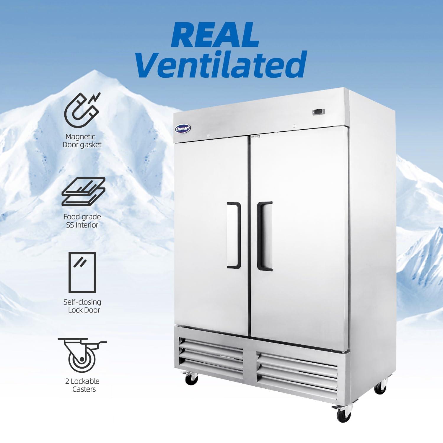 Arctic Air AR49 49 Cubic Feet Stainless Steel Refrigerator