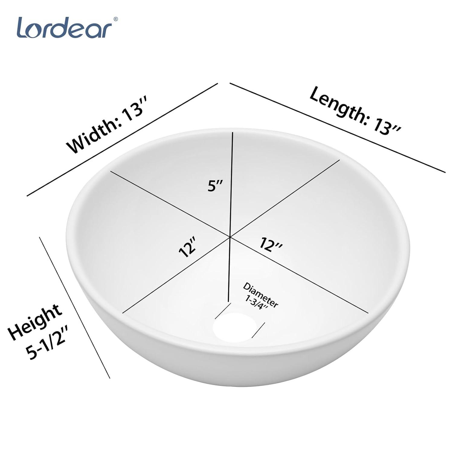 16" x 13" Oval Vessel Bathroom Sink White Bathroom Sink Ceramic Above Counter Sink Egg Shape Bowl