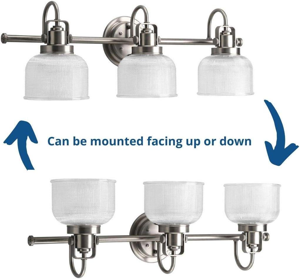 Rosser 3 Light Transparent Dimmable Vanity Light