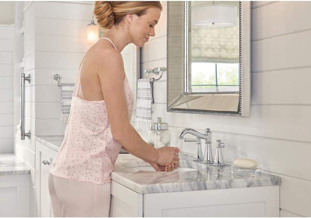 Moen Belfield Two Handle 8 in. Widespread Bathroom Faucet Trim Kit, Valve Required