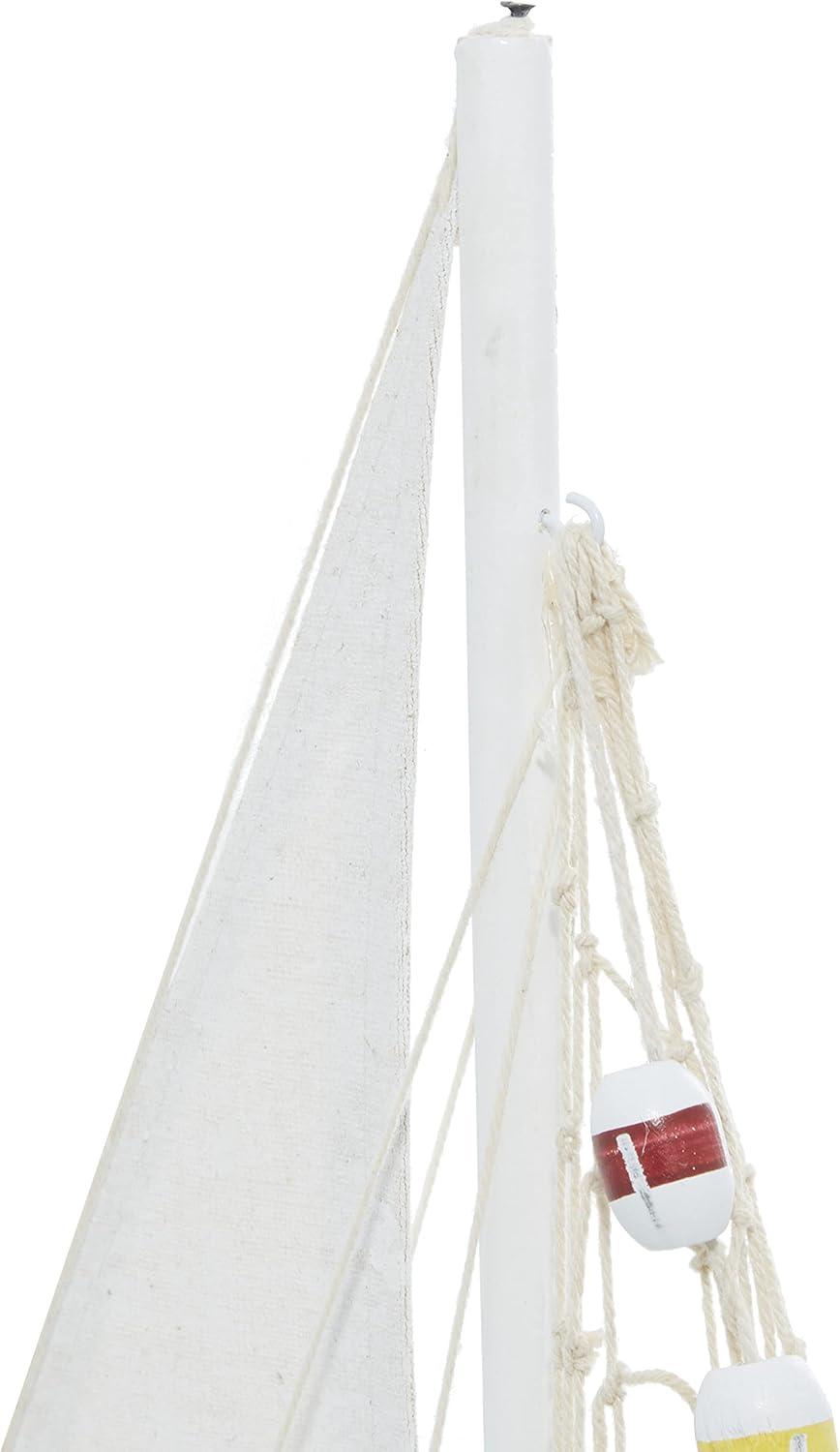 White Pine Coastal Sailboat Sculpture Set, 25"H x 17"W