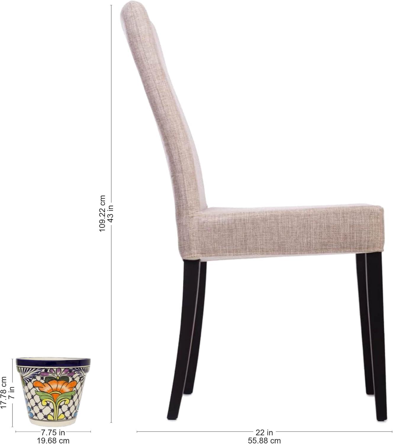 NOVICA Handmade Painted Flower Pot | Majolica Multicolor | Ceramic Home Decor | Artisan Crafted Draining Hole | Talavera Cone Planter | Pottery Folk Art | Mexico ' Wild Flowers' 7" H x 7.75" Diam.