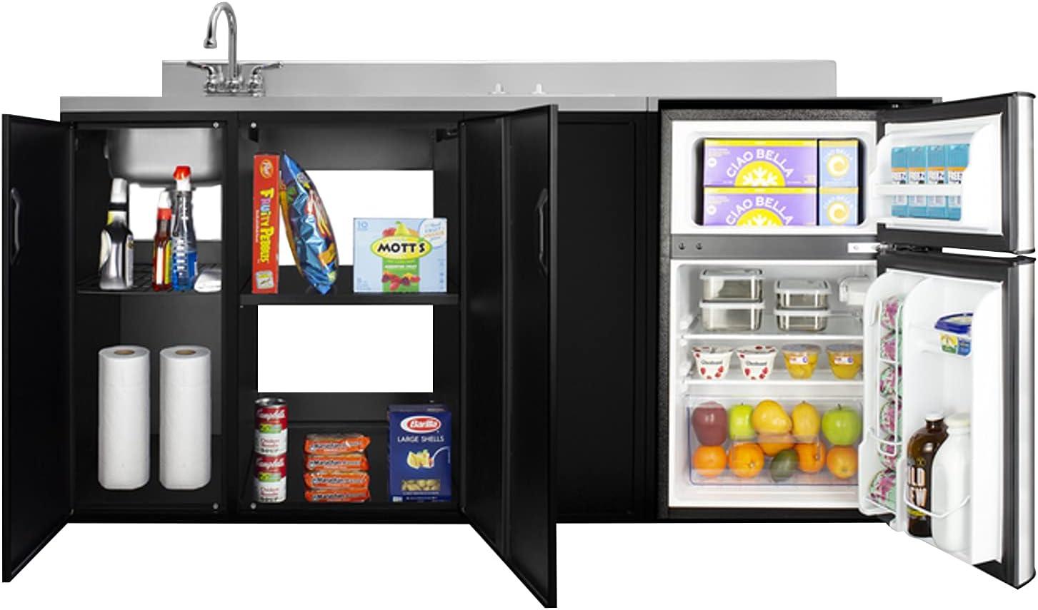 Summit Appliance Summit Appliance 3.2 Cubic Feet cu. ft. Mini Fridge with Freezer Kitchenette