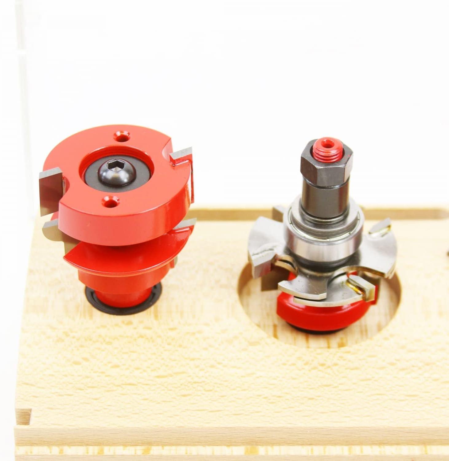 Freud 3-Piece Adjustable Cabinet Door Router Bit Set