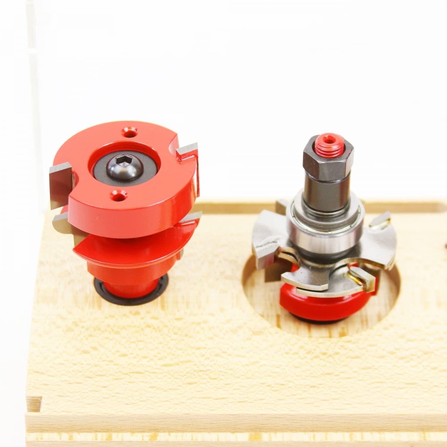 Freud 3-Piece Adjustable Cabinet Door Router Bit Set