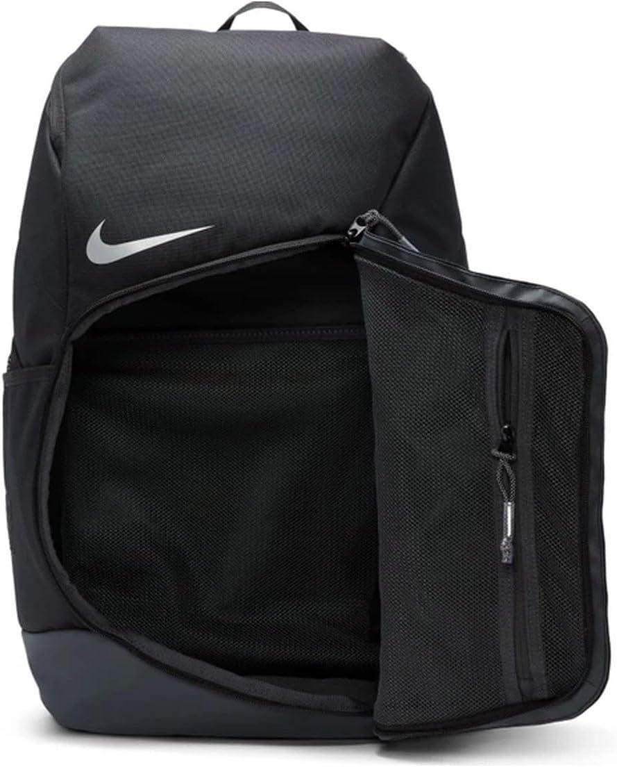 Nike Men's Hoops Elite Backpack, Black Anthracite and Metallic Silver