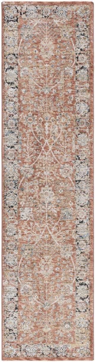 Silverado SVD112 Power Loomed Runner Rug - Rust/Blue - 2'x8' - Safavieh.