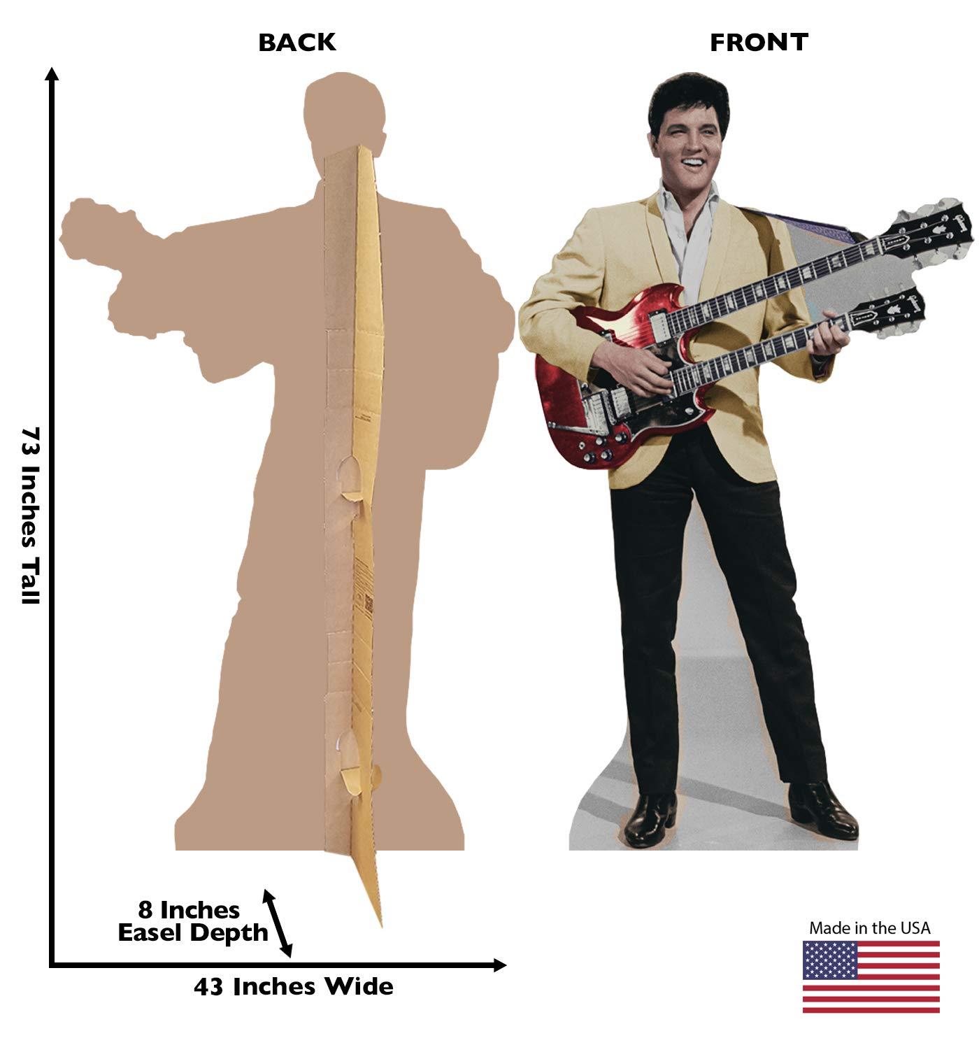 Advanced Graphics Lifesize Wall Decor Cardboard Standup Poster Elvis Yellow Jacket