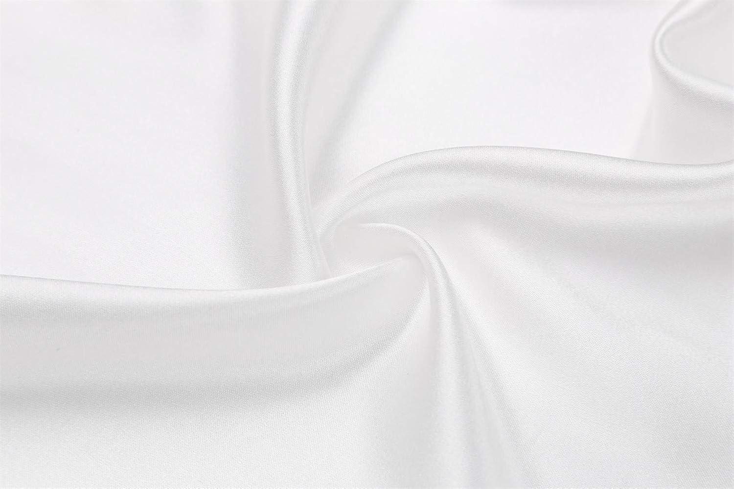 ZZwxWA Batas de Seda para Mujer con Cinturón Dama de Honor Fiesta de Boda Bata de Baño de Kimono Satinado Camisón de Media Manga Ropa de Dormir